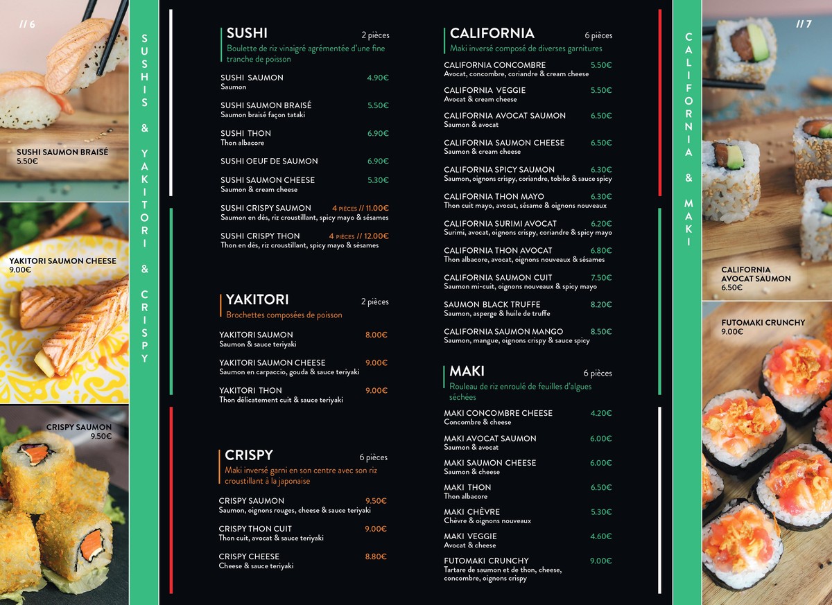 Sushi Presto (K) menu 2