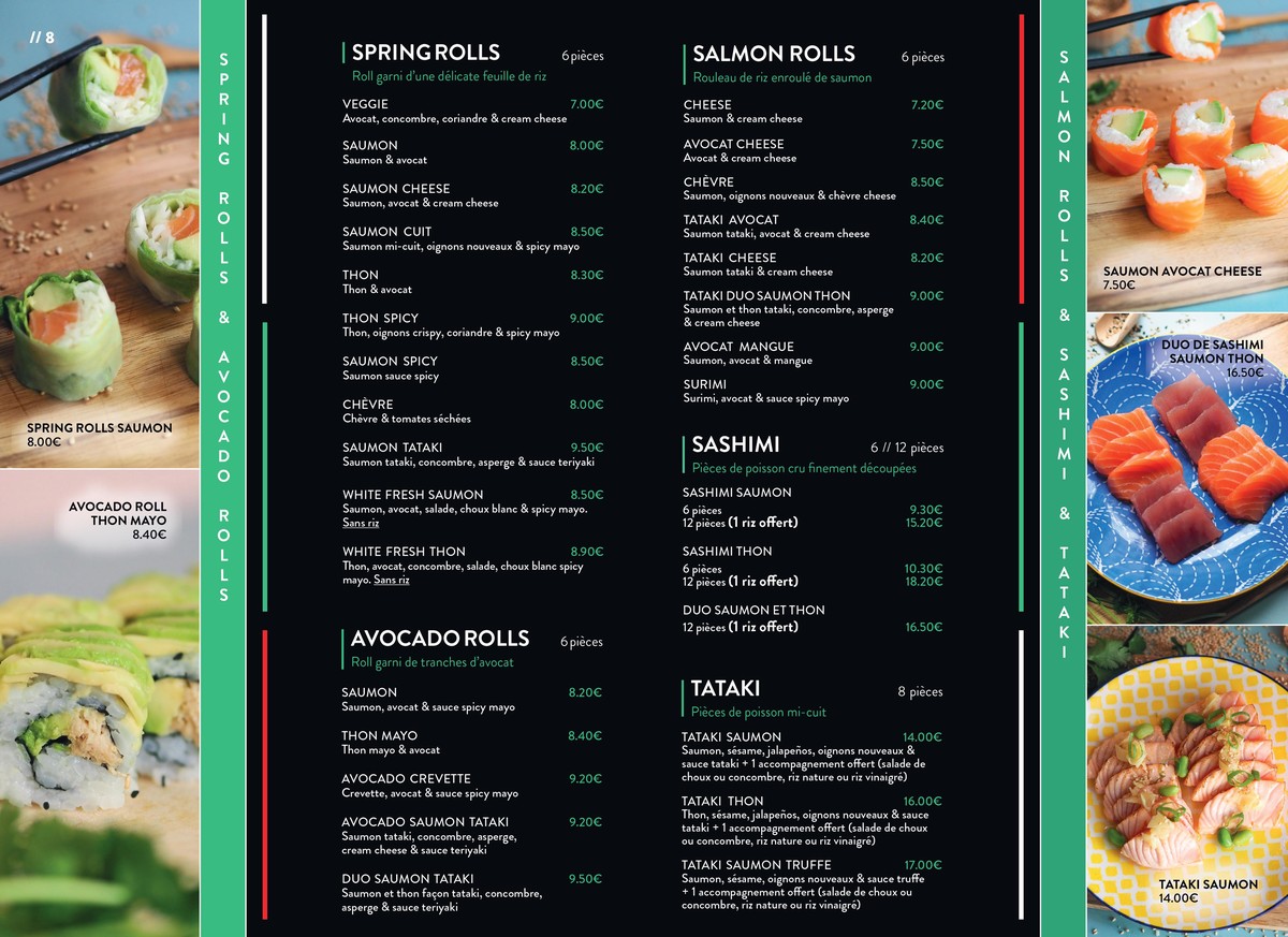 Sushi Presto (K) menu 3