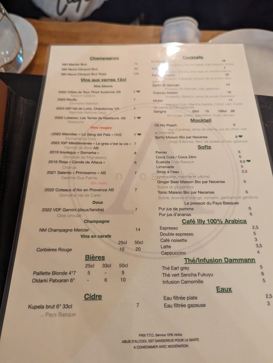 A. Noste menu 2