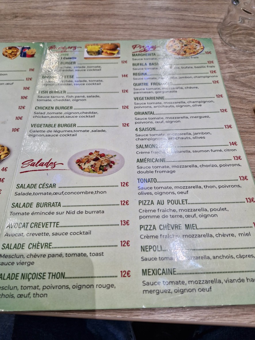 Restaurant Cesar menu 3