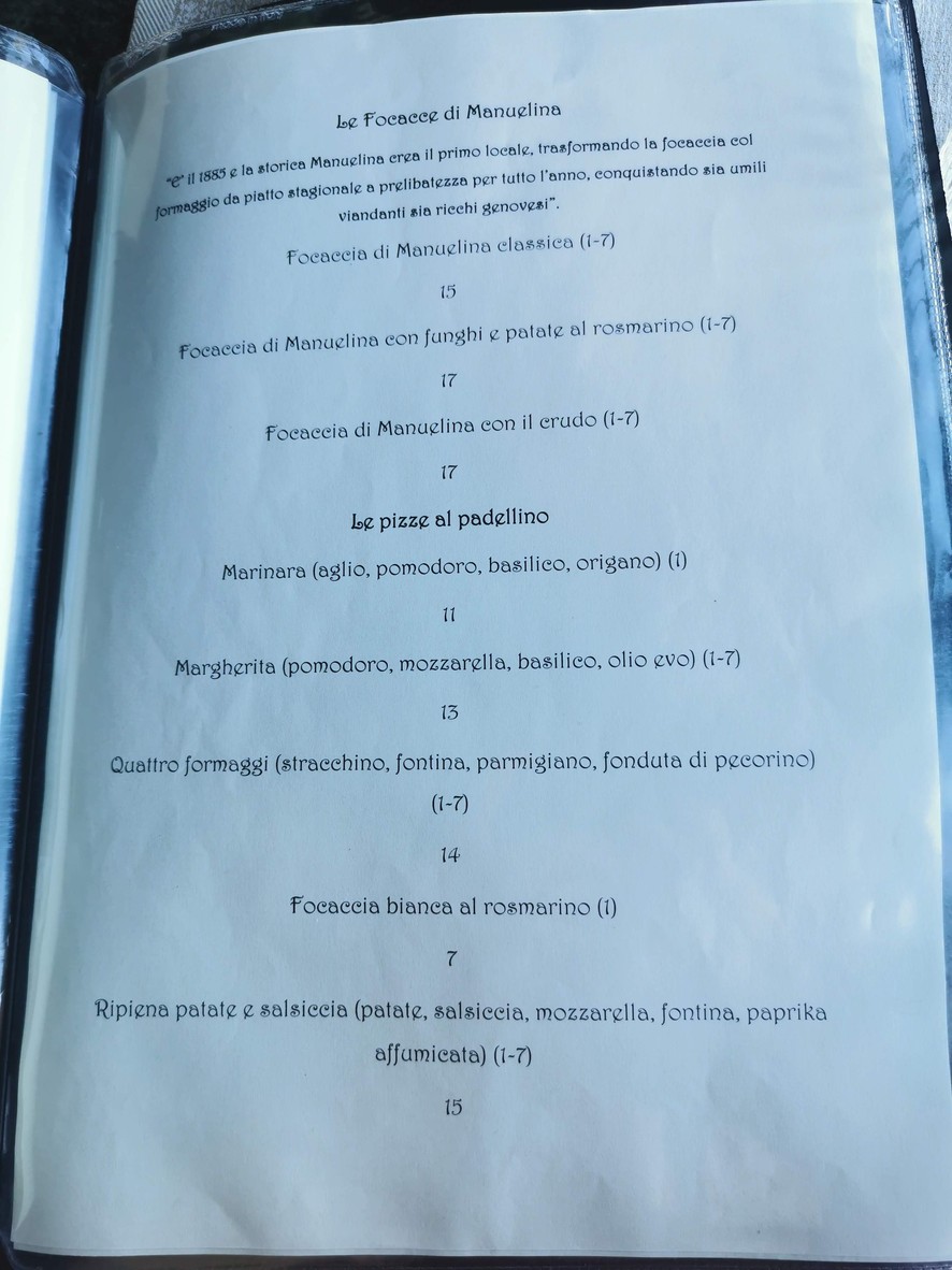 Ristorante Caffè Parnaso menu 2