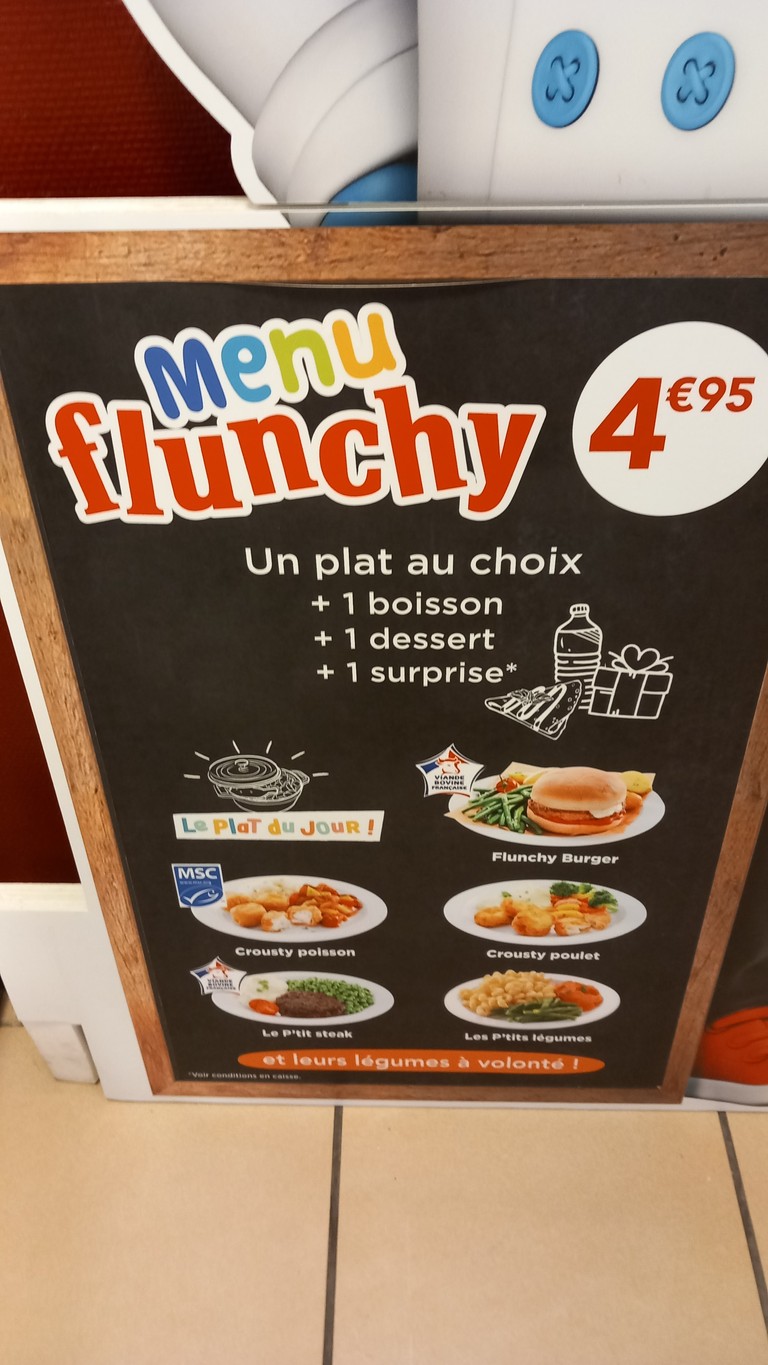 Flunch menu 3