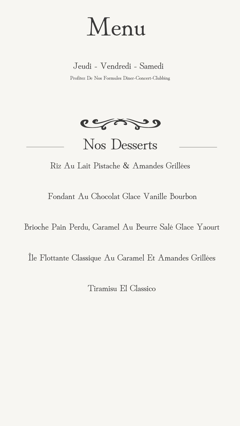 Bizz'art menu 4