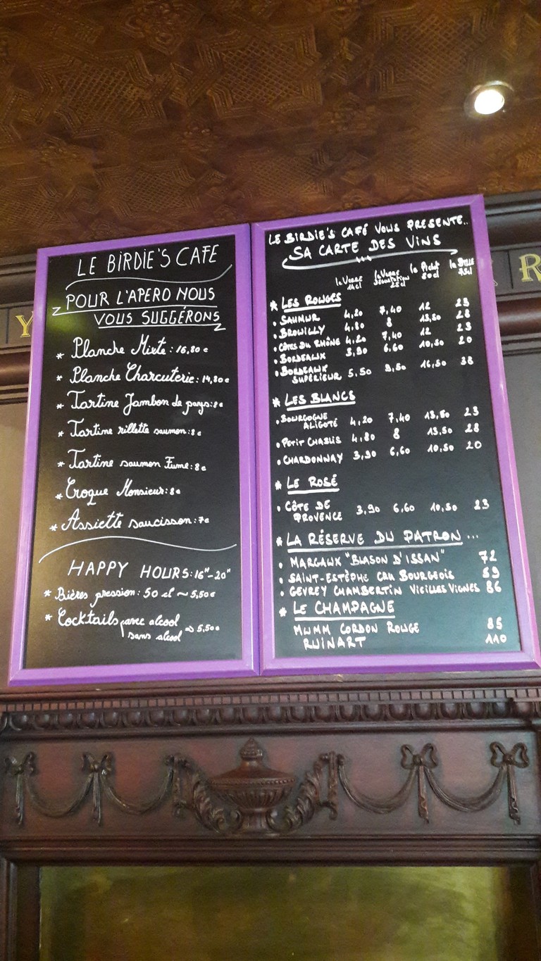 Birdie's Cafe menu 2