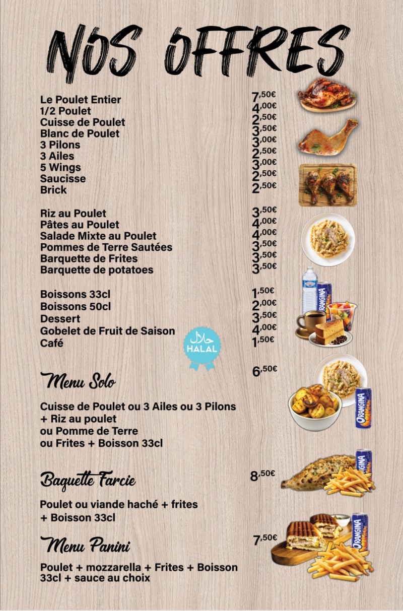 FRENCH GRILL 75 menu 4