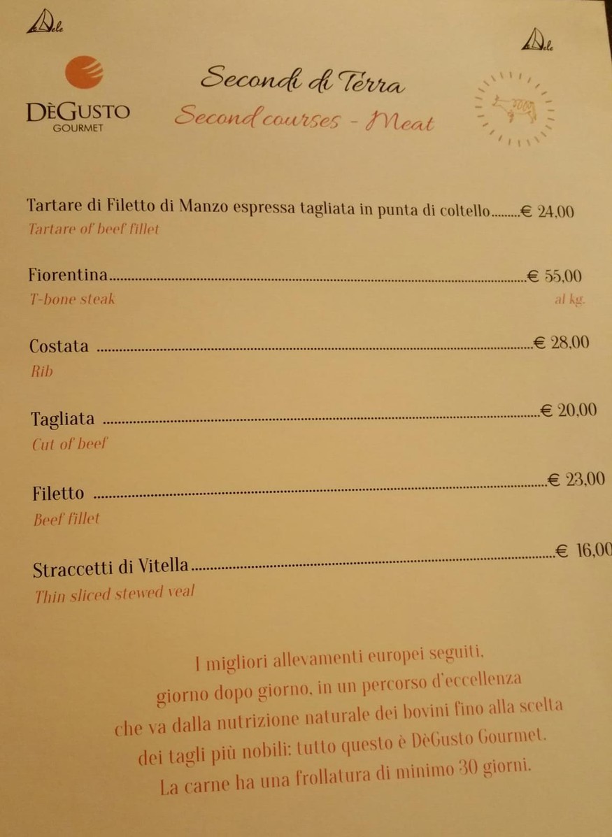 Ristorante Le Vele menu 5