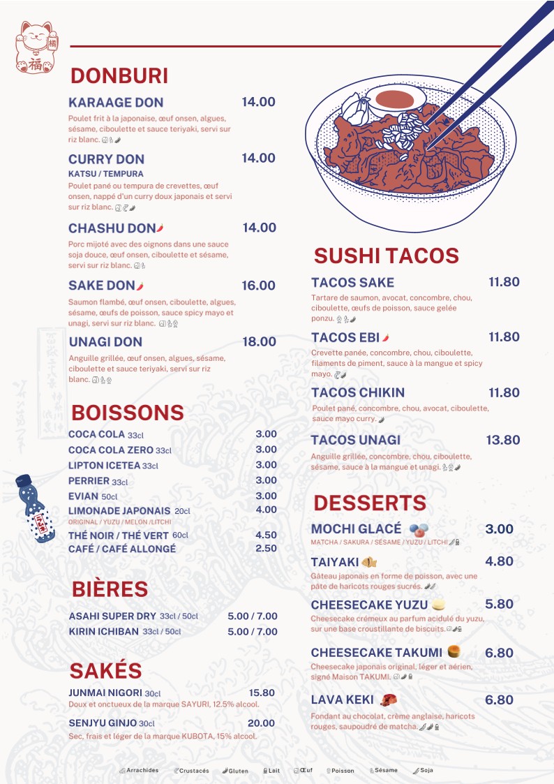 SHOKUDO menu 2