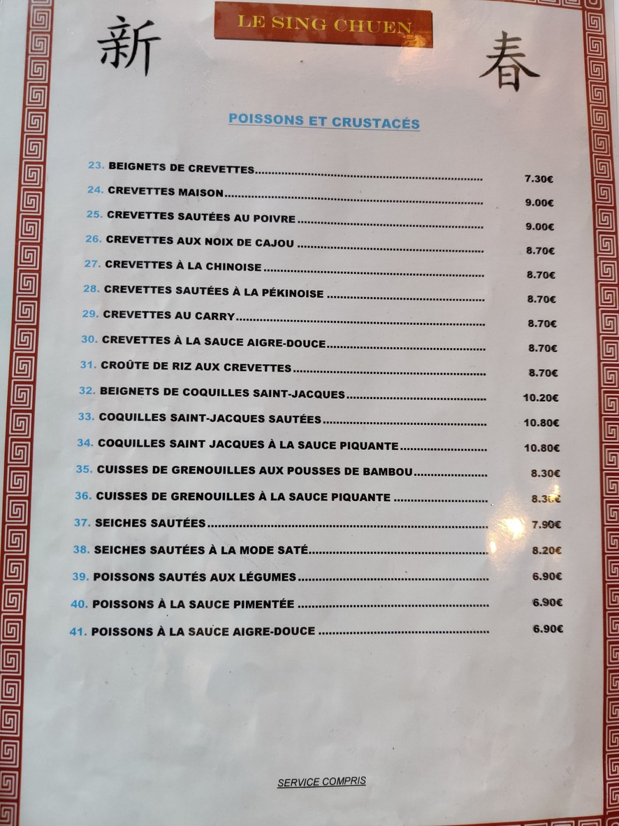 Sing Chuen menu 2