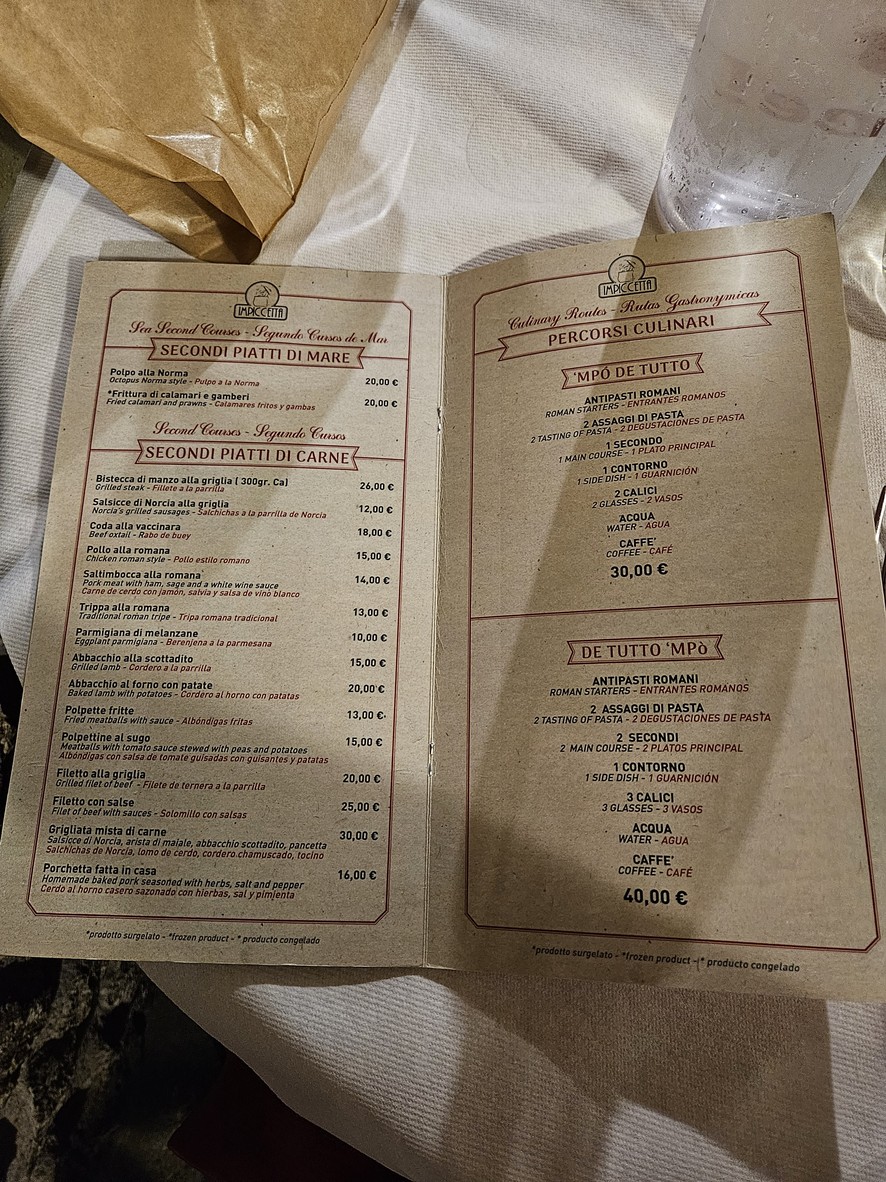 Impiccetta menu 7