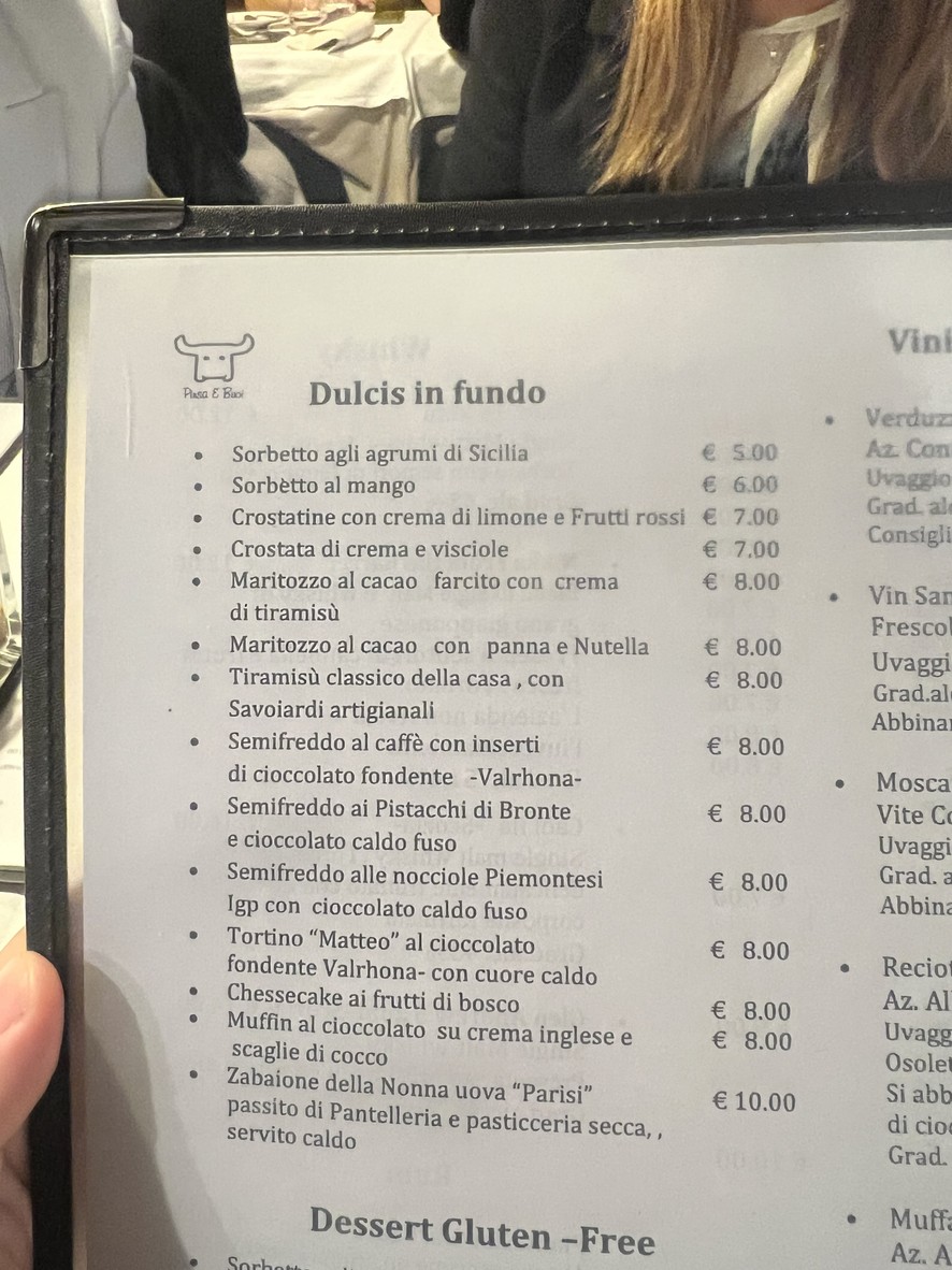Pinsa e buoi dei...San Giovanni menu 6