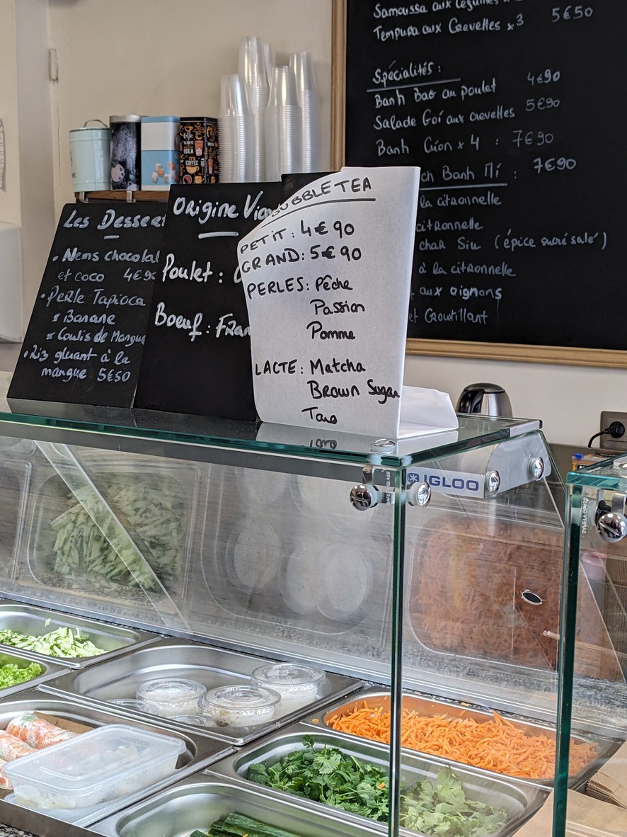 Le Petit Vietnamien menu 2