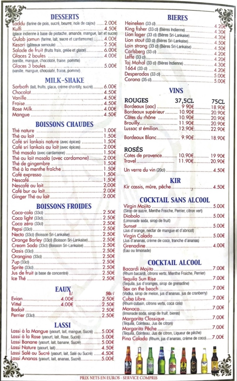 Chettinadu Restaurant menu 4