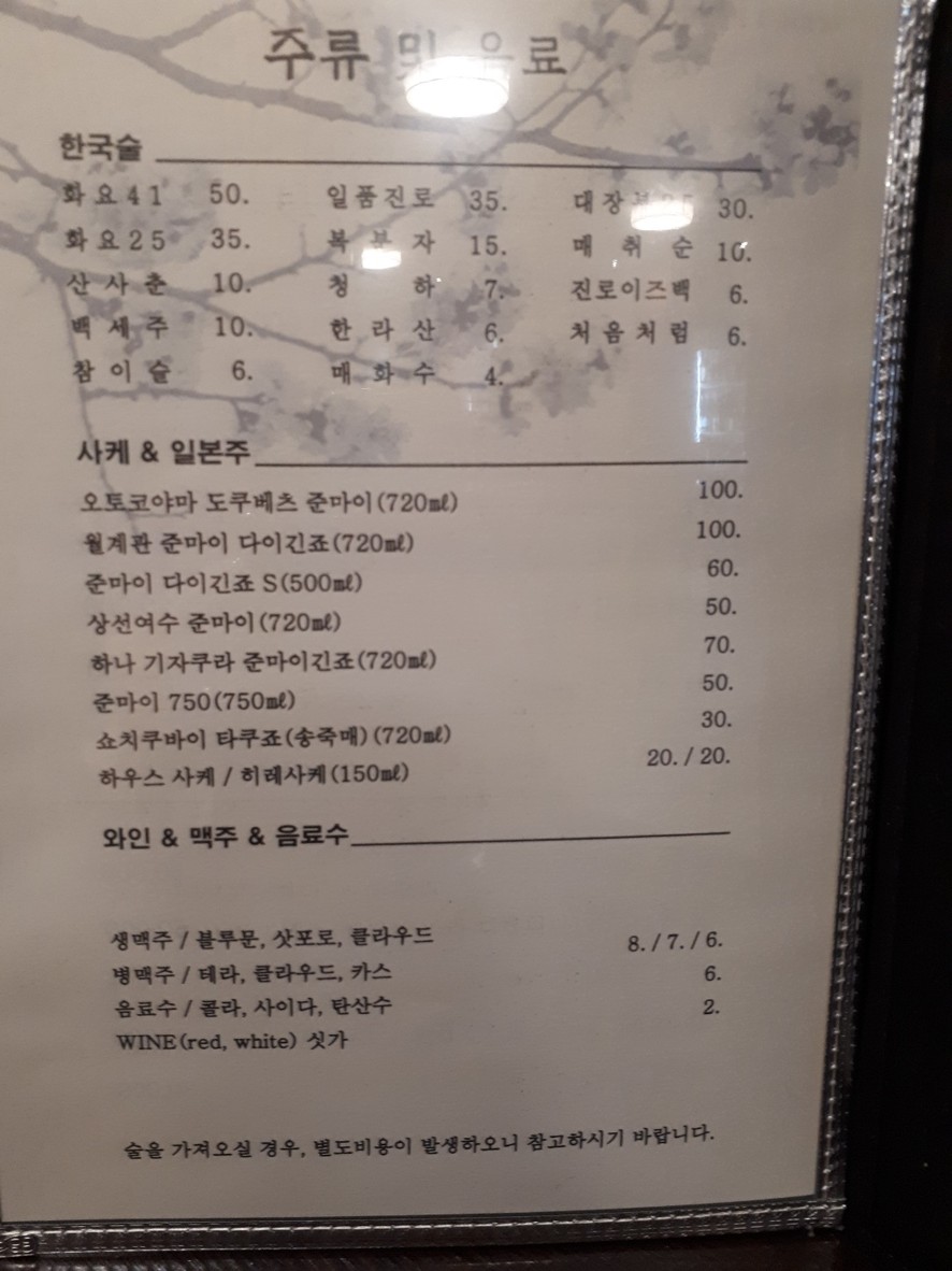 Bughaedo menu 5
