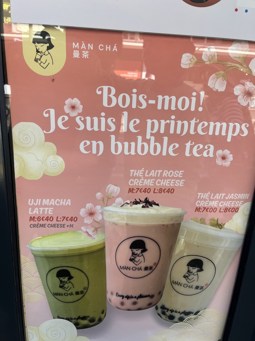 MÀN CHÁ 曼茶 poké & bubble tea menu 2