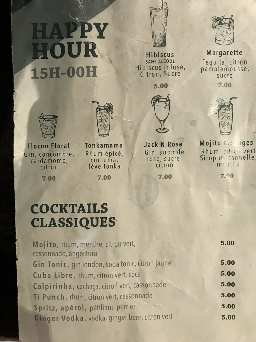 Les Nouveaux Sauvages Montreuil menu 4