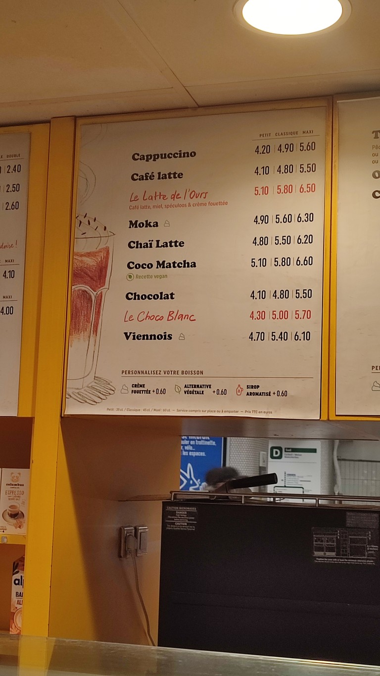 Columbus Café & Co menu 1