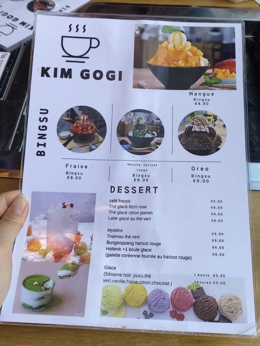 Kimgogi menu 4