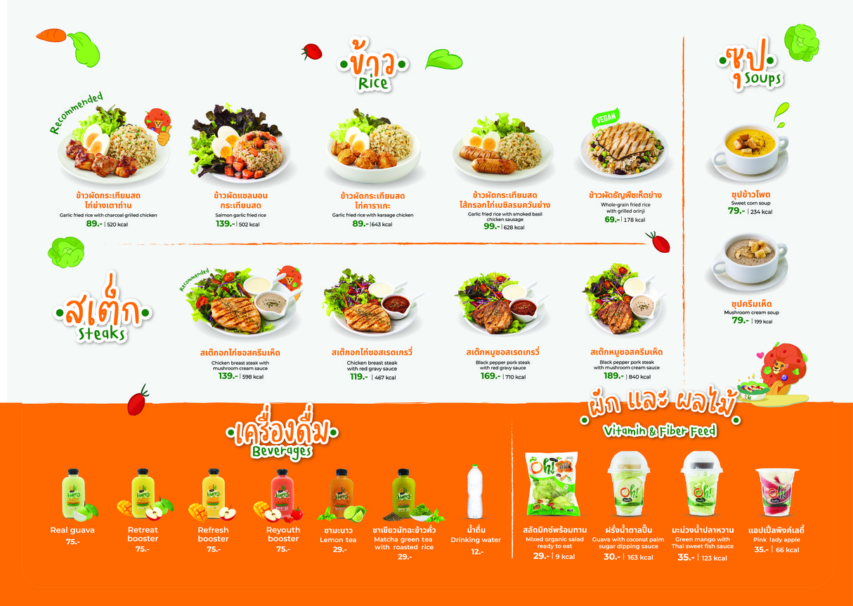 أوه! فيجيز سالاد (فرع نانج لينتشي) menu 2