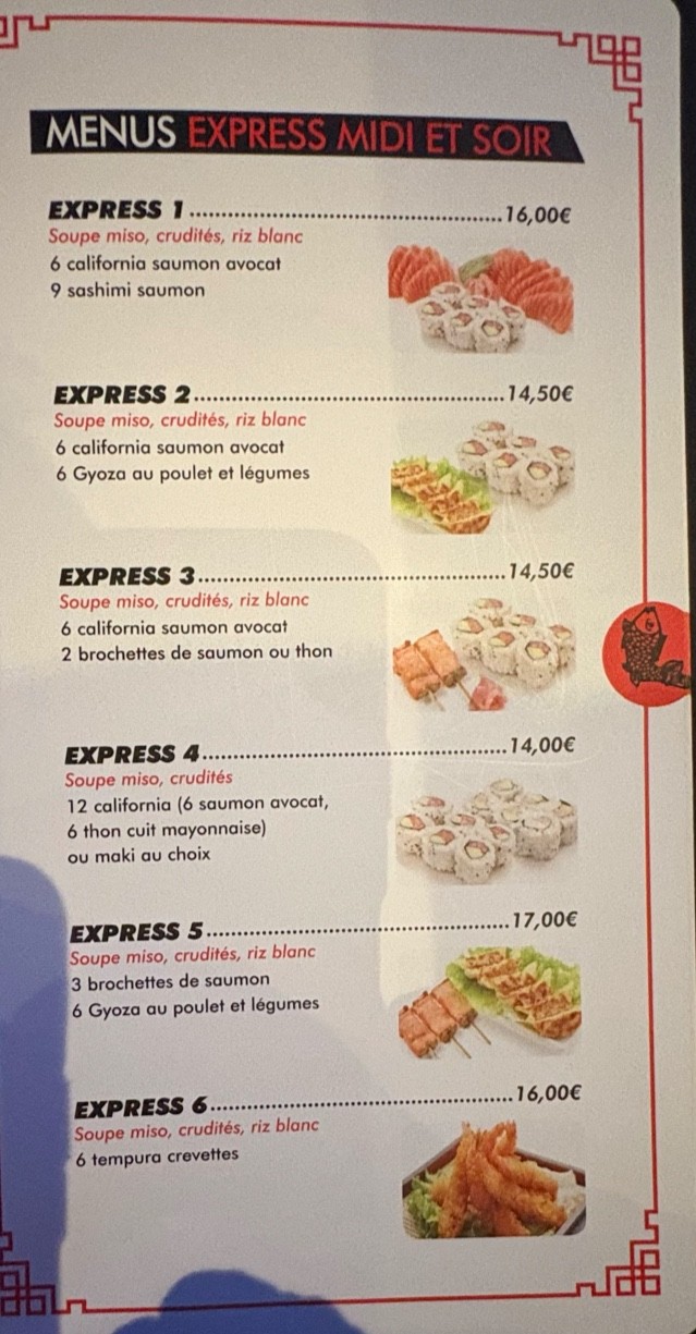 Sakura menu 2