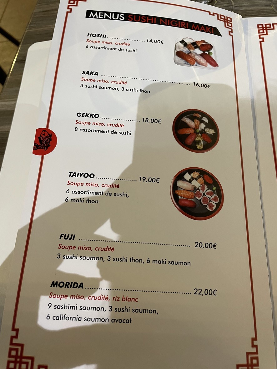 Sakura menu 3