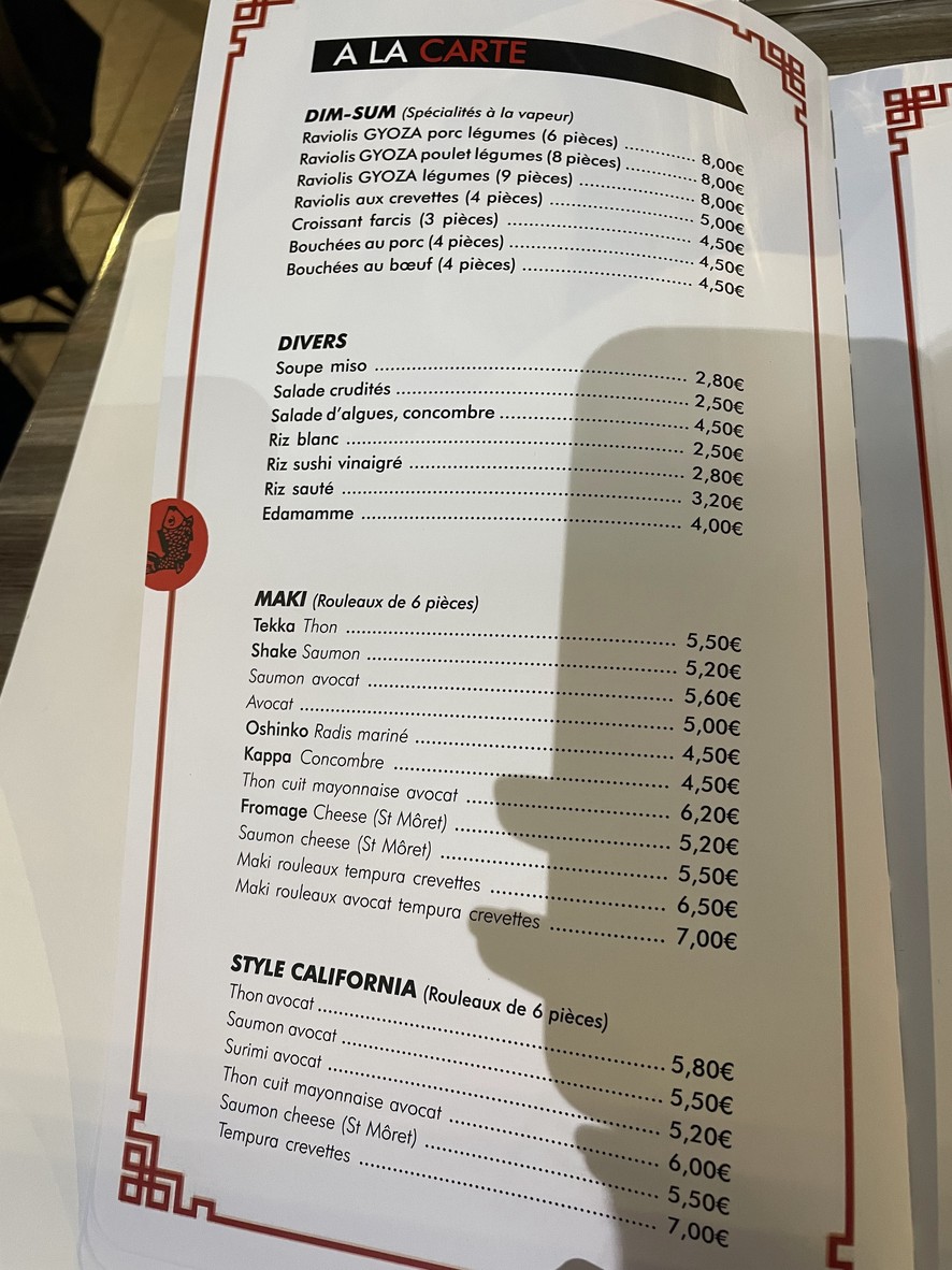 Sakura menu 7