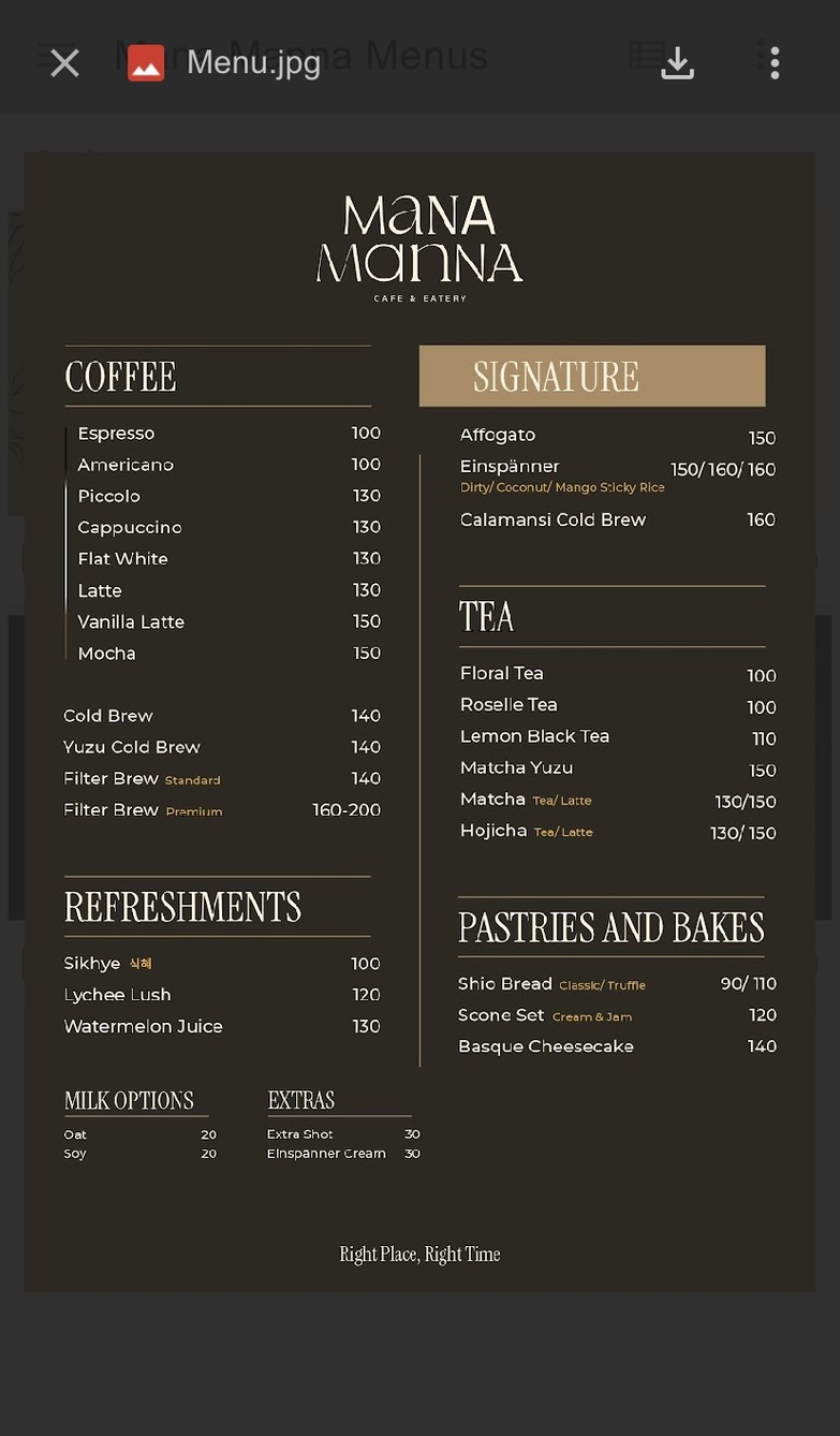 玛娜玛娜 menu 2