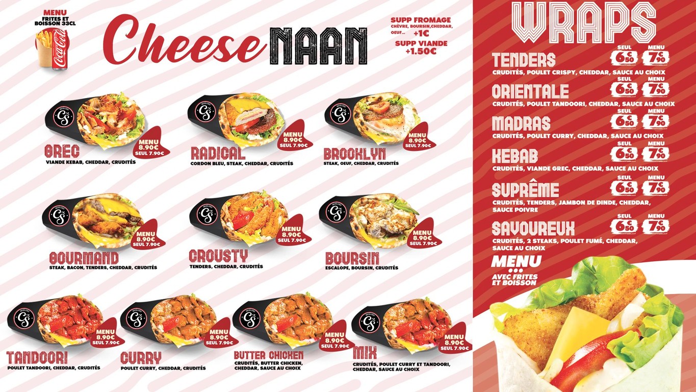 Canteen Street montreuil menu 3