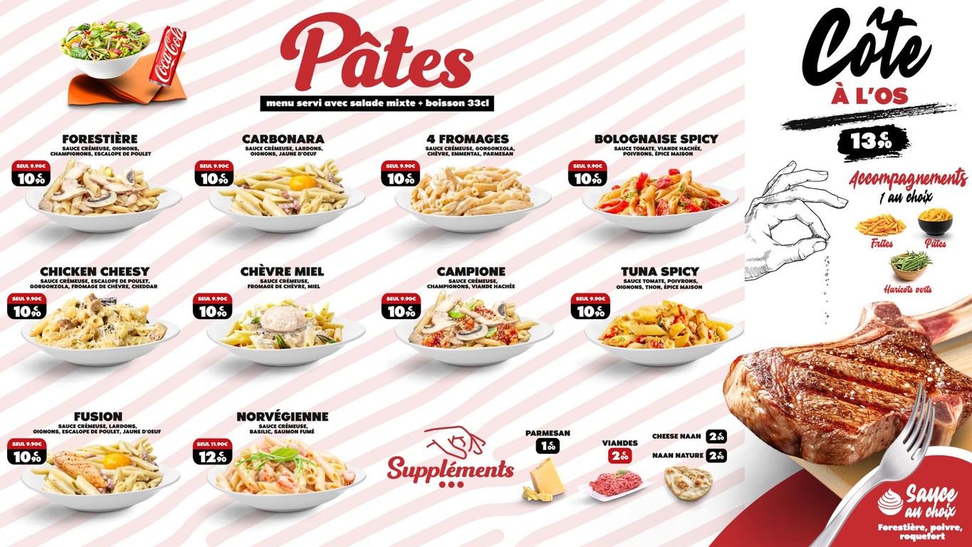 Canteen Street montreuil menu 4