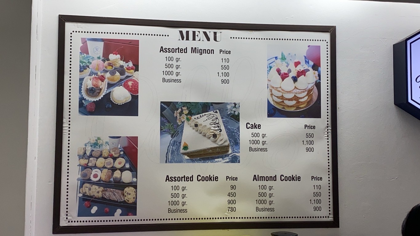 Patisserie Bianco e Nero menu 2