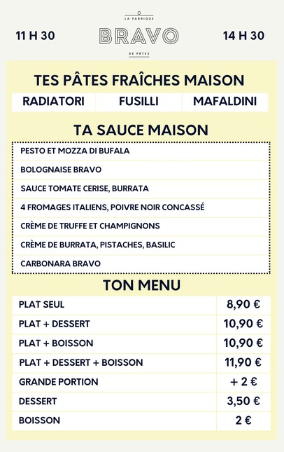 BRAVO, la fabrique de pâtes - JEUNEURS