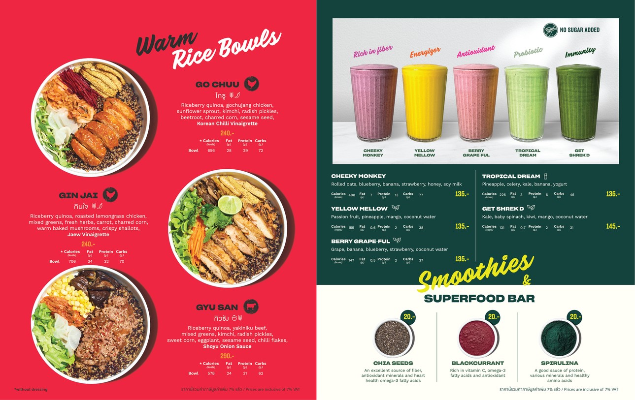 SaladStop! Chidlom menu 4