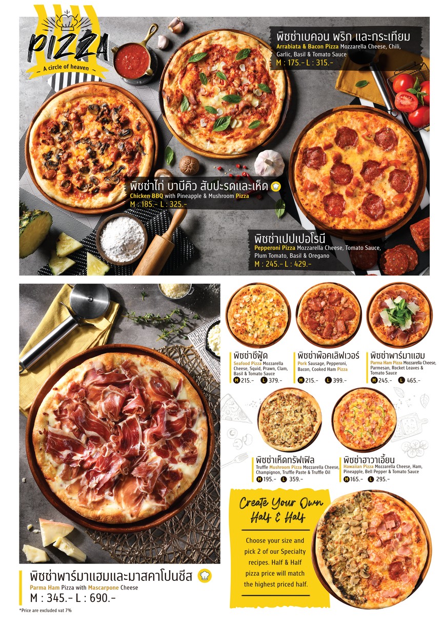 Coco Pizza&Pasta ptt ราบ 1 menu 1