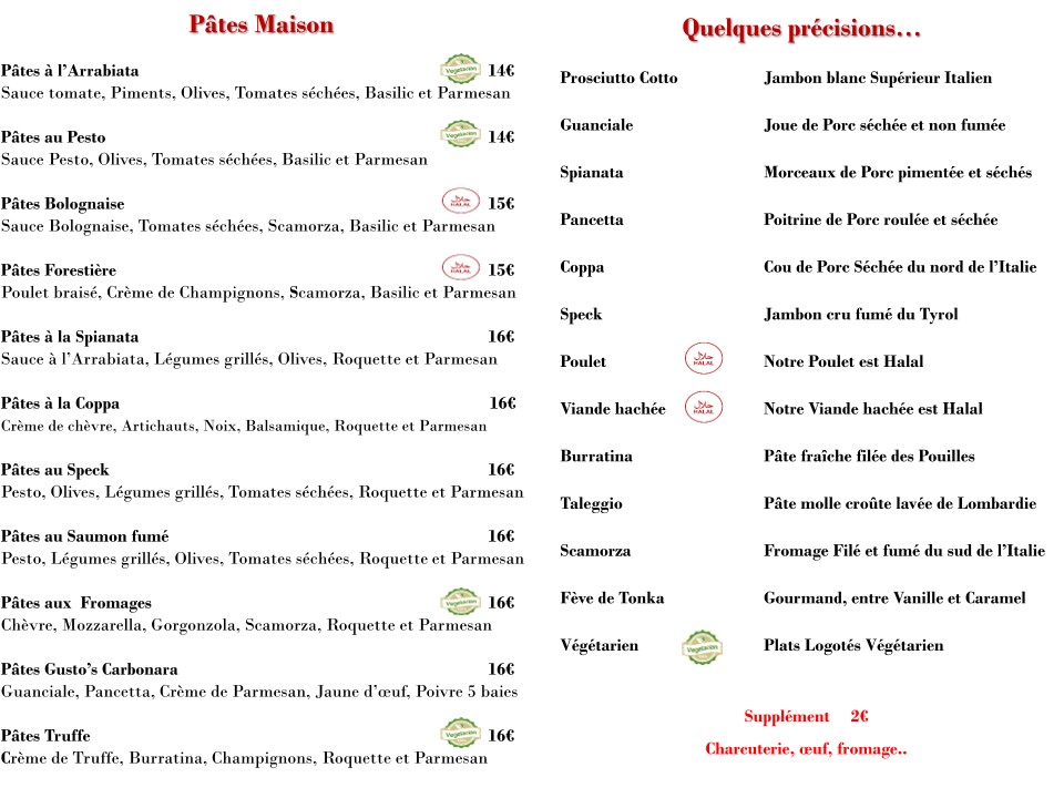 Chez Gusto menu 4