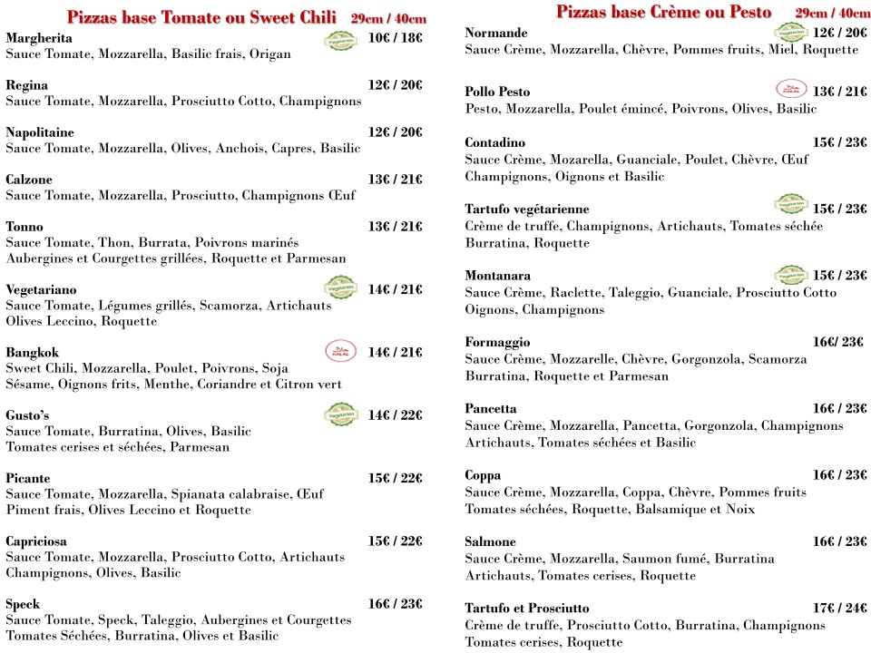 Chez Gusto menu 5
