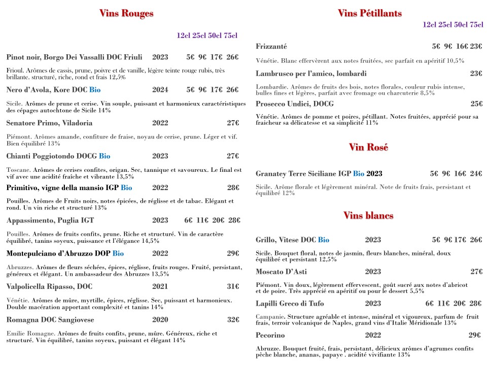 Chez Gusto menu 9