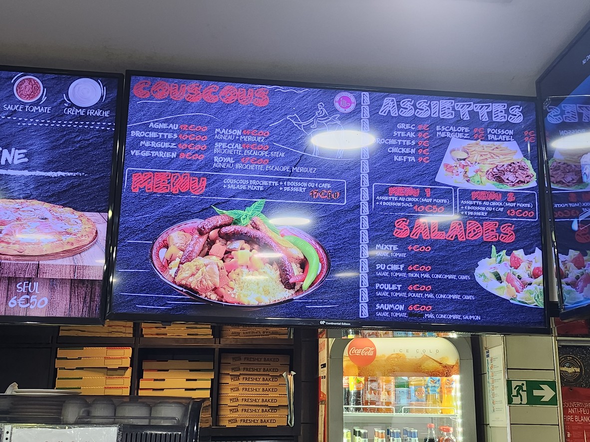 Kebab de Bercy menu 2