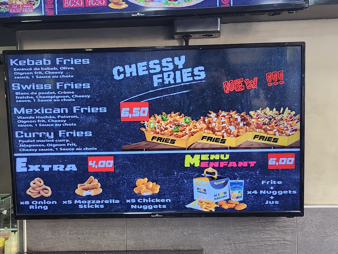 Kebab de Bercy menu 3