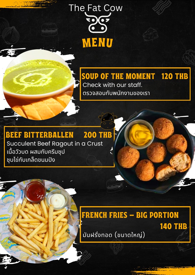 The Fat Cow menu 6