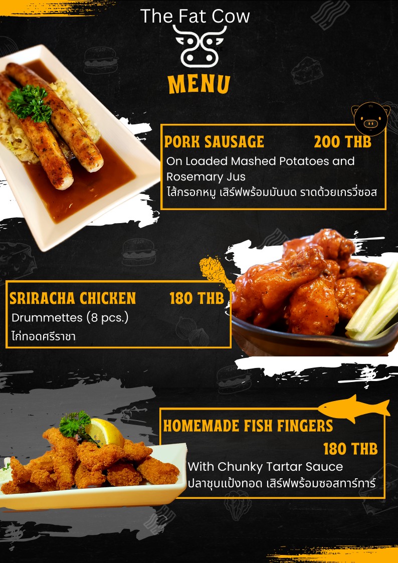 The Fat Cow menu 8