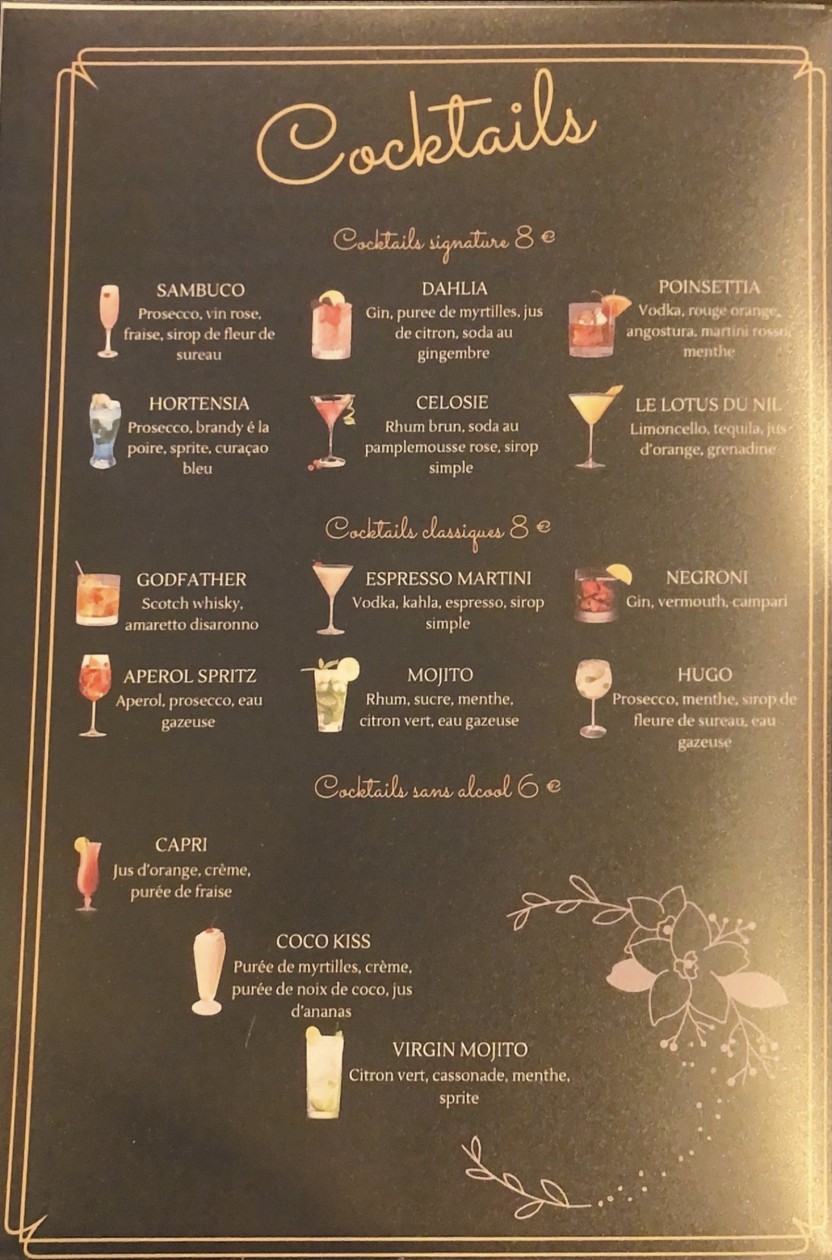 PRIMAVERA - Pizzeria Paris 10 menu 4
