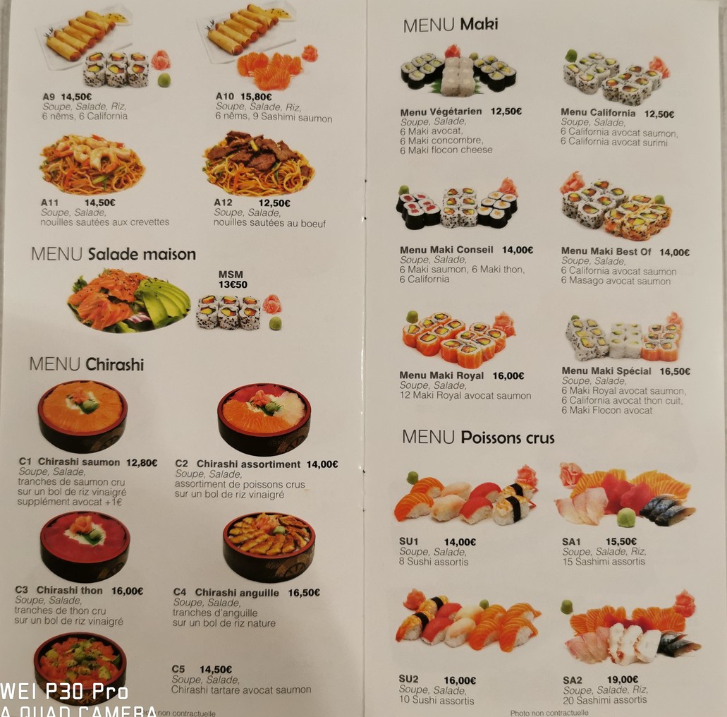Kyoto menu 4