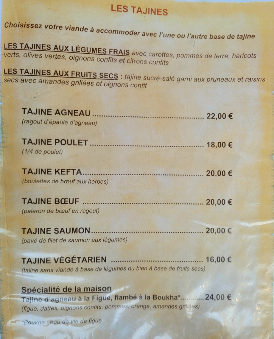 L'Atlantide menu 2