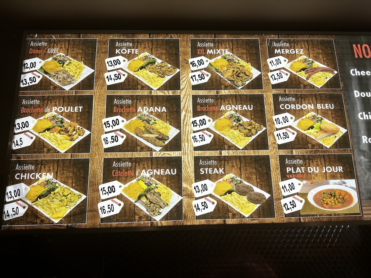 Restaurant Istanbul Kebab menu 3