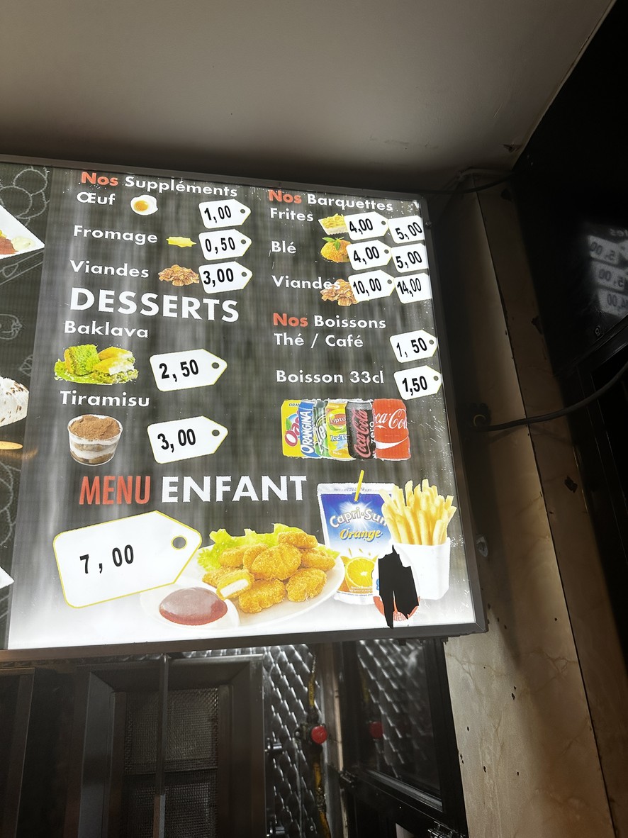 Restaurant Istanbul Kebab menu 4