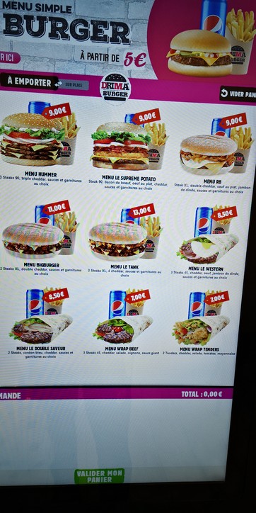 DRIMA Burger Paris 17