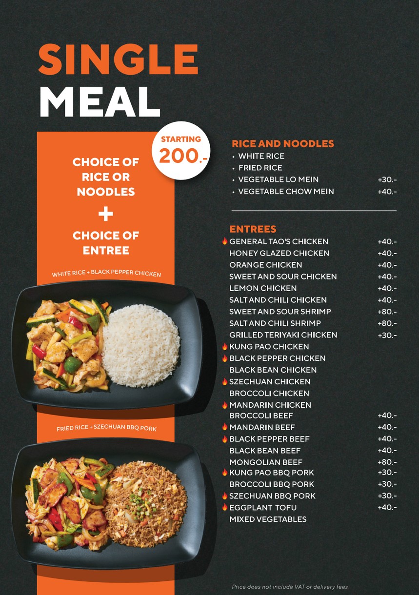 Lucky Panda - American Chinese Eats (Asoke) menu 1