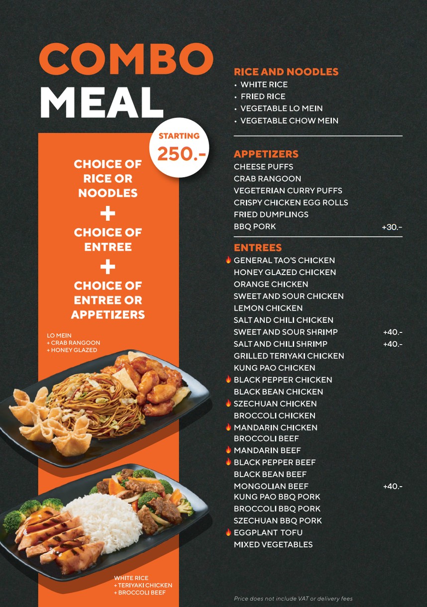 Lucky Panda - American Chinese Eats (Asoke) menu 2