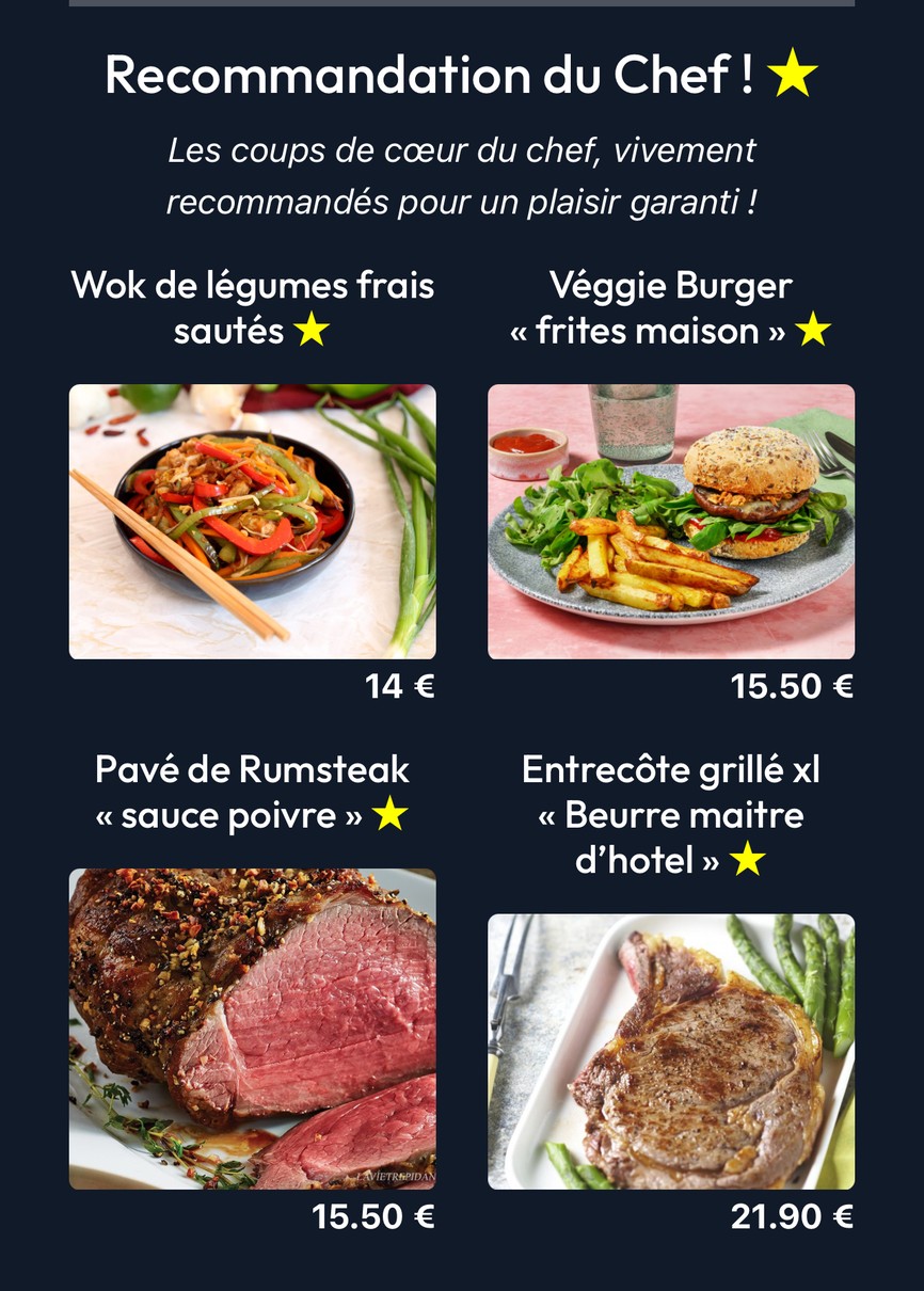 Le Tro' Quai menu 2