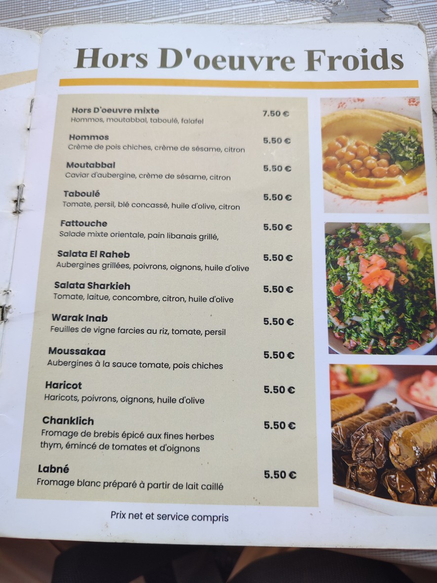 Beity menu 1