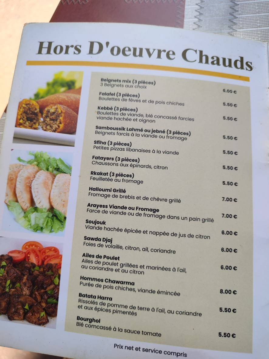 Beity menu 2